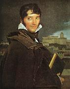 Jean-Auguste Dominique Ingres Portrait of Francois Marius Granet oil painting artist